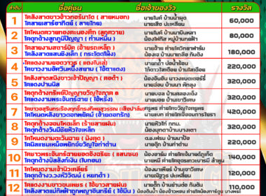 โปรแกรมวัวชน สนามบ้านควนธานี วันที่20/4/2567