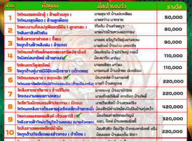 ทีเด็ดวัวชน สนามบ้านท่าหรั่ง วันที่21/4/67