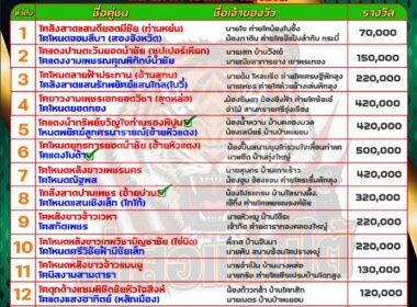 ทีเด็ดวัวชน วันที่04/06/67 สนามชนโคบ้านหยีใน