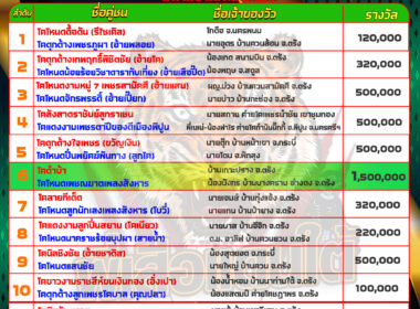 วัวชน วันที่07/06/67 โปรแกรมวัวชน สนามชนโคนครตรัง