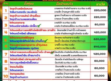 ทีเด็ดวัวชน วันที่06/09/67 สนามชนโคนครตรัง