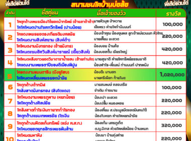 วัวชน วันที่08/09/67 โปรแกรมวัวชน สนามชนโคบ้านบ่อล้อ