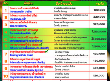 ทีเด็ดวัวชน วันที่28/10/67 สนามชนโคบ้านทรายขาว