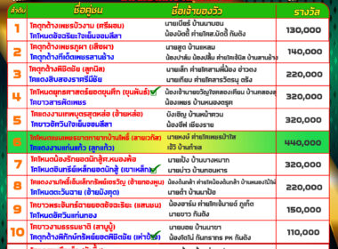 ทีเด็ดวัวชน วันที่22/12/67 สนามชนโคบ้านควนธานี