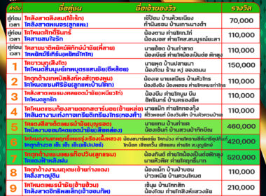 โปรแกรมวัวชน วันที่18/12/67 สนามชนโคบ้านปากพล