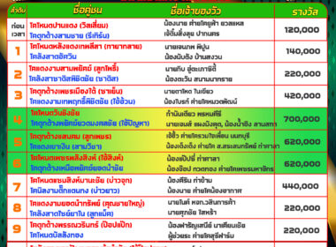 โปรแกรมวัวชน วันที่16/02/68 สนามชนโคบ้านนาทราย
