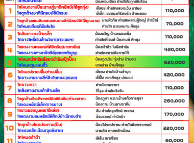 โปรแกรมวัวชน วันที่23/05/68 สนามบ้านท่ามิหรำ