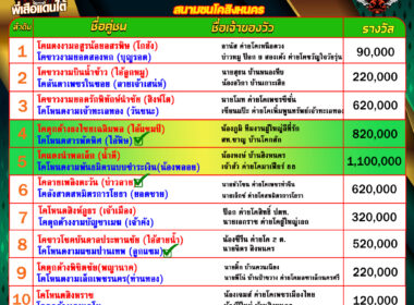 ทีเด็ดวัวชน วันที่05/07/68 สนามชนโคบ้านหยีใน