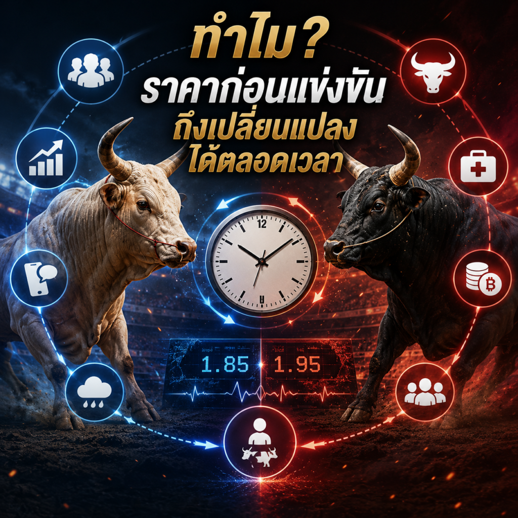 ทำไมราคาก่อนแข่งขัน ถึงเปลี่ยนแปลงได้ตลอดเวลา?