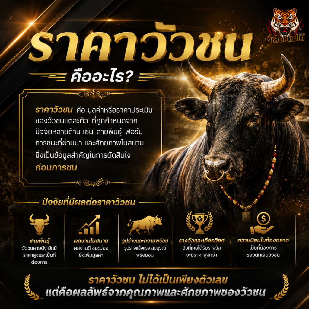 ราคาวัวชน คืออะไร? 