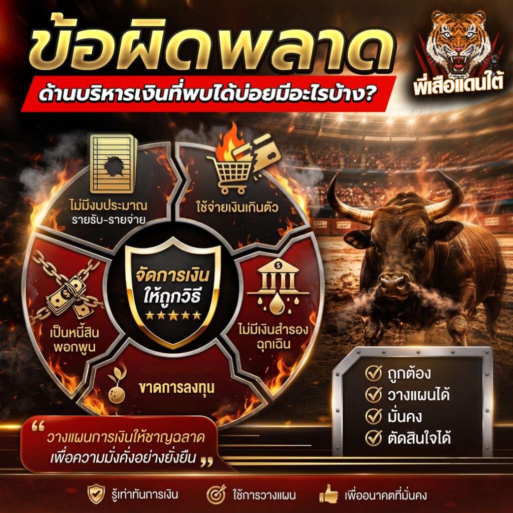 ข้อผิดพลาดด้านการบริหารเงินที่พบได้บ่อย มีอะไรบ้าง?