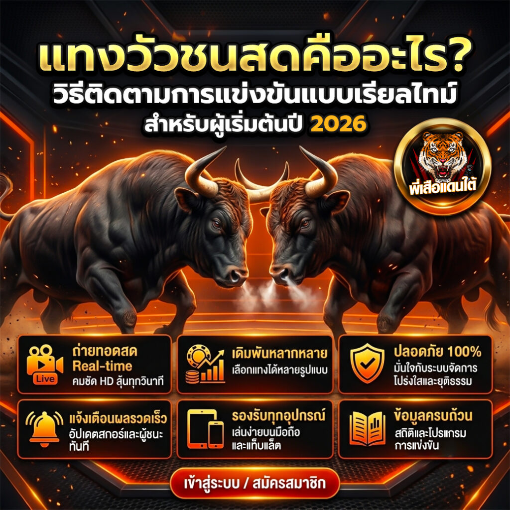 แทงวัวชนสด คืออะไร และแตกต่างจากการติดตามข้อมูลทั่วไปอย่างไร?