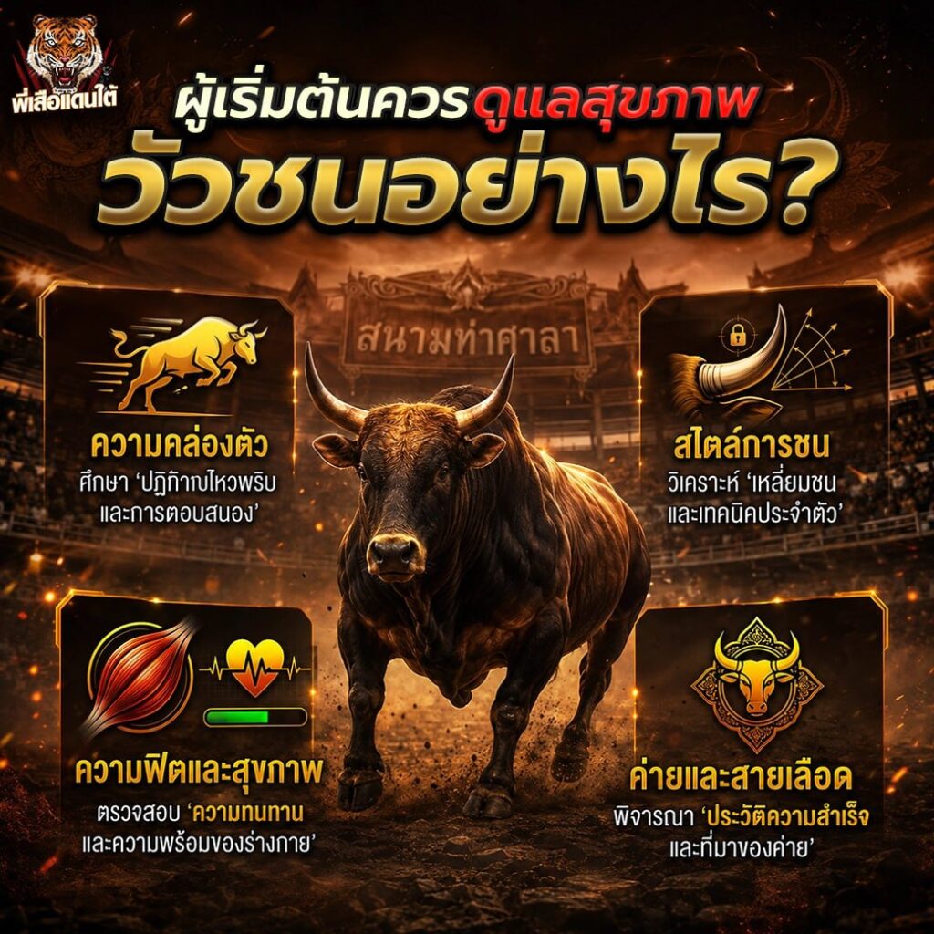 ผู้เริ่มต้นควรดูแลสุขภาพวัวชนอย่างไร?