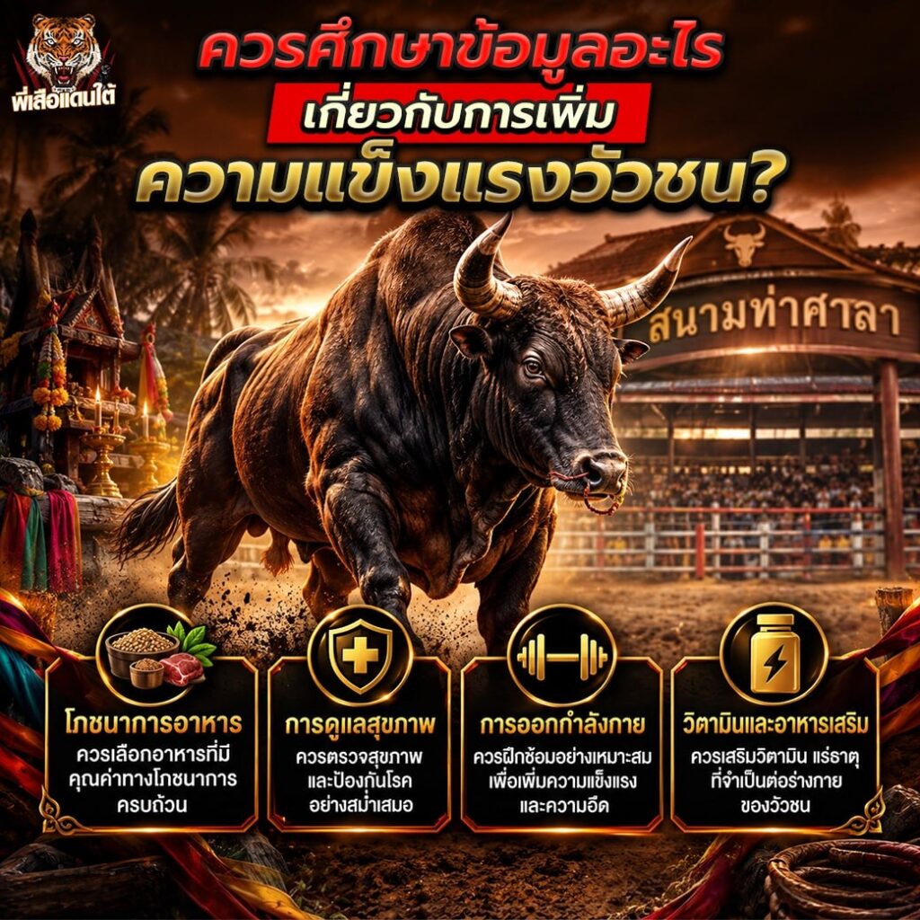 ควรศึกษาข้อมูลอะไรเกี่ยวกับอาหารวัวชน?